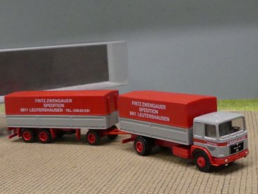 1/87 Herpa Albedo MAN F80 Zwengauer Spedition Planen-HZ